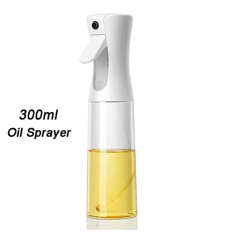 220ML Oil Spray Bottle with Brush Kitchen Essential Olive Acid Sprayer for Cooking Bbqbaking Oil Dispenser Nebulizer Kitchen Oil