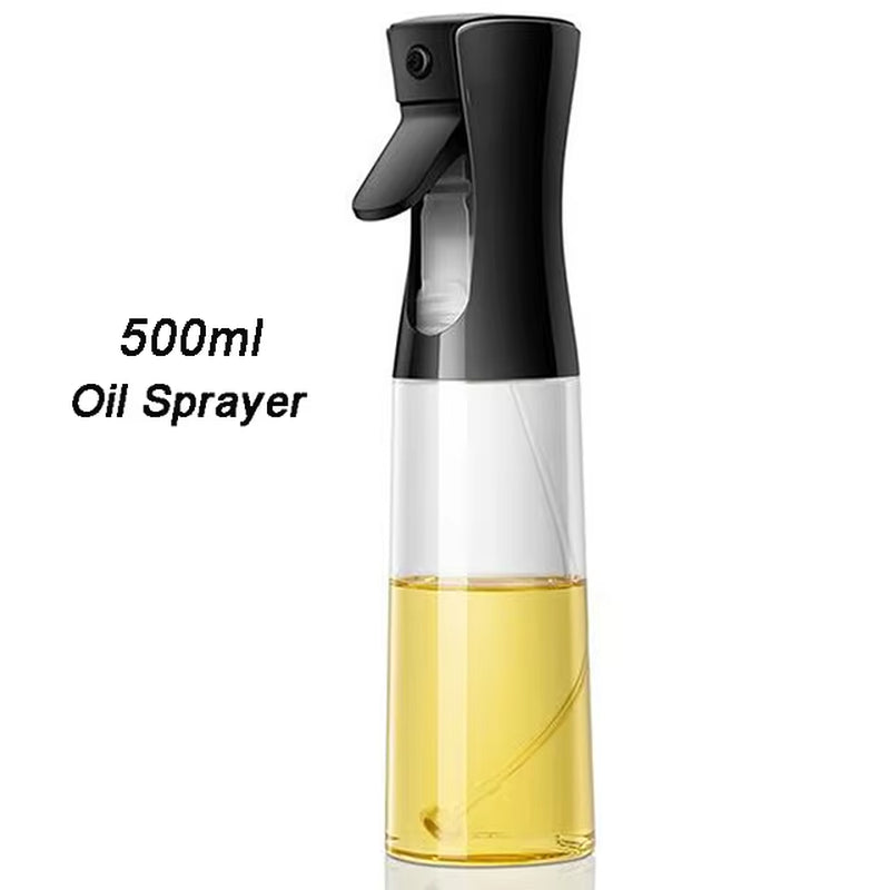 220ML Oil Spray Bottle with Brush Kitchen Essential Olive Acid Sprayer for Cooking Bbqbaking Oil Dispenser Nebulizer Kitchen Oil
