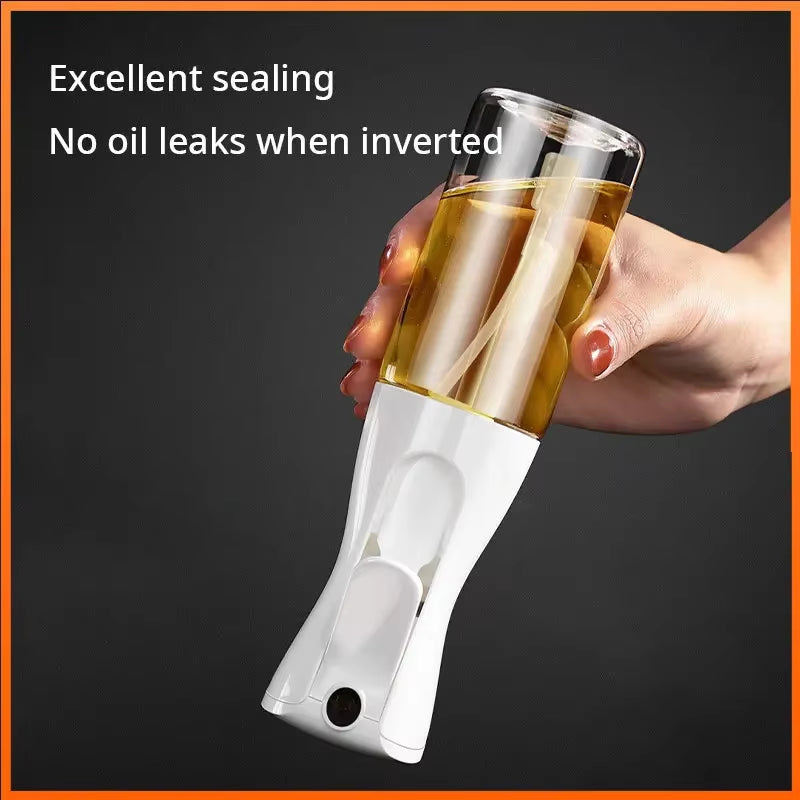 220ML Oil Spray Bottle with Brush Kitchen Essential Olive Acid Sprayer for Cooking Bbqbaking Oil Dispenser Nebulizer Kitchen Oil